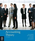 Cover: Accounting Theory - Wiley