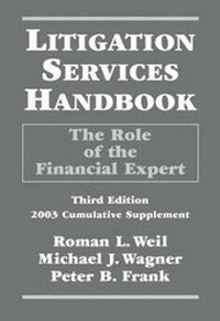 Enlarge image Cover: Litigation Services Handbook: Cumulative Supplement - Wiley