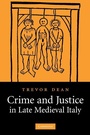 Cover: Crime and Justice in Late Medieval Italy - Cambridge University Press