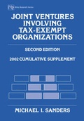 Cover: Joint Ventures Involving Tax-Exempt Organizations: 2002 Cumulative Supplement - Wiley