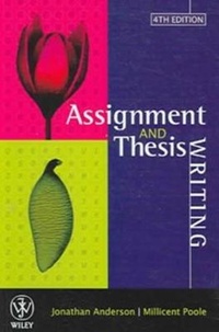 Enlarge image Cover: Assignment & Thesis Writing - Wiley