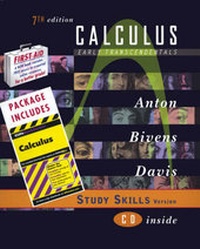 Enlarge image Cover: Calculus Early Transcendentals: Study Skills Version - Wiley