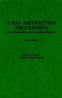 Cover: X-Ray Diffraction Procedures - Wiley