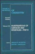Cover: Physical Methods of Chemistry, Investigations of Surfaces and Interfaces - Wiley