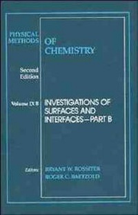 Enlarge image Cover: Physical Methods of Chemistry, Investigations of Surfaces and Interfaces - Wiley