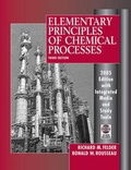 Cover: Elementary Principles of Chemical Processes - Wiley