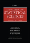 Cover: Encyclopedia of Statistical Sciences - Wiley