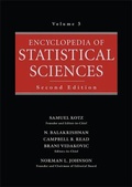 Cover: Encyclopedia of Statistical Sciences - Wiley