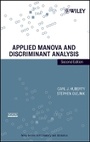 Cover: Applied MANOVA and Discriminant Analysis 2e - Wiley