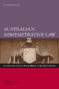 Cover: Australian Administrative Law - Cambridge University Press