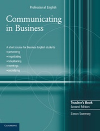 Abbildung von: Communicating in Business Teacher's Book - Cambridge University Press