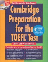 Enlarge image Cover: Cambridge Preparation for the TOEFL (R) Test Book/CD-ROM/audio CD - Cambridge University Press