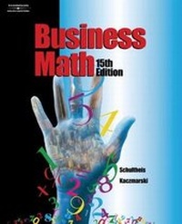 Enlarge image Cover: Business Math - South Western Educational Publishing