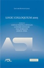 Cover: Logic Colloquium 2005 - Cambridge University Press