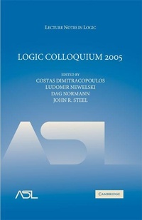 Enlarge image Cover: Logic Colloquium 2005 - Cambridge University Press