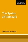 Cover: The Syntax of Icelandic - Cambridge University Press