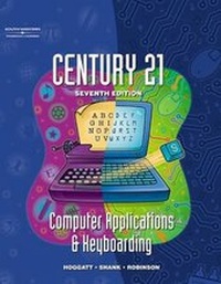 Enlarge image Cover: Century 21 Computer Applications and Keyboarding - South-Western