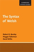 Cover: The Syntax of Welsh - Cambridge University Press