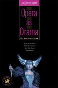 Cover: Opera as Drama - University of California Press