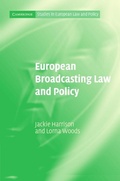 Cover: European Broadcasting Law and Policy - Cambridge University Press