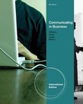 Cover: Communicating in Business - South-Western