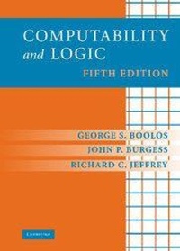 Enlarge image Cover: Computability and Logic - Cambridge University Press