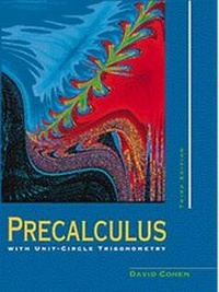 Abbildung von: Precalculus with Unit-circle Trigonometry - Brooks/Cole