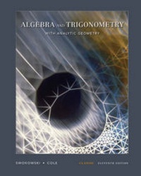 Abbildung von: Algebra and Trigonometry with Analytic Geometry - Brooks/Cole