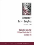 Cover: Elementary Survey Sampling - Brooks/Cole