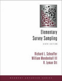 Enlarge image Cover: Elementary Survey Sampling - Brooks/Cole