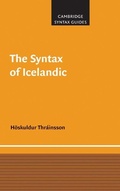 Cover: The Syntax of Icelandic - Cambridge University Press