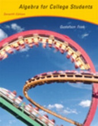 Enlarge image Cover: Algebra for College Students: With CD-ROM, BCA/IIRN Tutorial, and Infotrac - Brooks/Cole