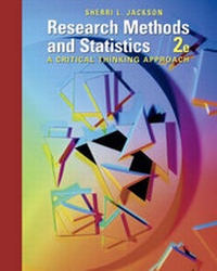 Enlarge image Cover: Research Methods and Statistics - Wadsworth Publishing Co Inc
