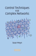Cover: Control Techniques for Complex Networks - Cambridge University Press