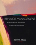 Cover: Behav Management 2e - Wadsworth Publishing Co Inc