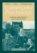 Cover: Community Psychology - Wadsworth Publishing Co Inc