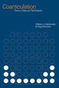 Cover: Coarticulation - Cambridge University Press