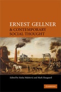 Cover: Ernest Gellner and Contemporary Social Thought - Cambridge University Press
