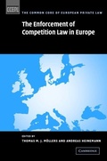 Cover: The Enforcement of Competition Law in Europe - Cambridge University Press