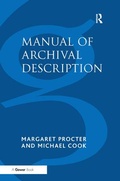 Cover: Manual of Archival Description - Gower Publishing Ltd