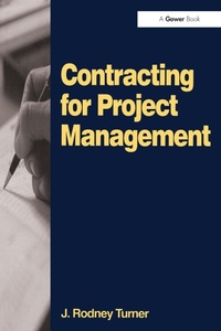 Abbildung von: Contracting for Project Management - Gower Publishing Ltd