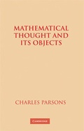 Cover: Mathematical Thought and its Objects - Cambridge University Press