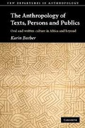 Cover: The Anthropology of Texts, Persons and Publics - Cambridge University Press