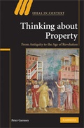 Cover: Thinking about Property - Cambridge University Press