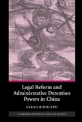 Bild: Legal Reform and Administrative Detention Powers in China - Cambridge University Press