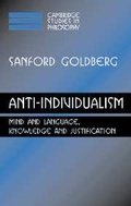 Cover: Anti-Individualism - Cambridge University Press