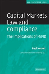Abbildung von: Capital Markets Law and Compliance - Cambridge University Press