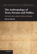 Cover: The Anthropology of Texts, Persons and Publics - Cambridge University Press