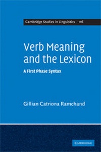 Abbildung von: Verb Meaning and the Lexicon - Cambridge University Press