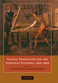 Cover: Guilds, Innovation and the European Economy, 1400-1800 - Cambridge University Press